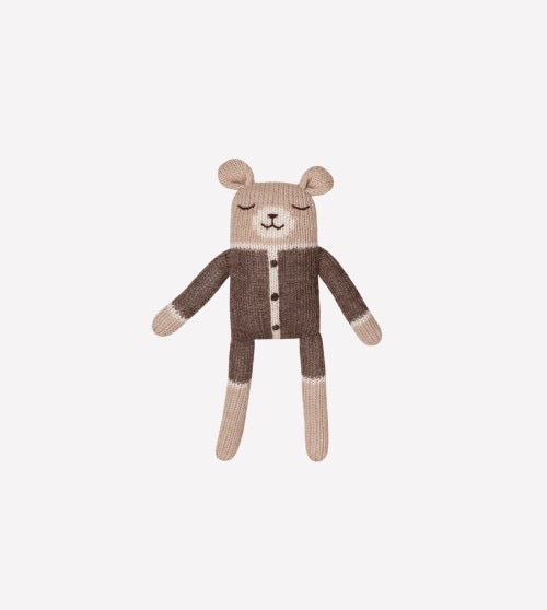 Main Sauvage Teddy Plush Toy, Mocha Romper