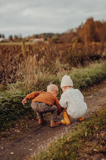 Liliput Cable Knit -palmikkoneule, Ecru