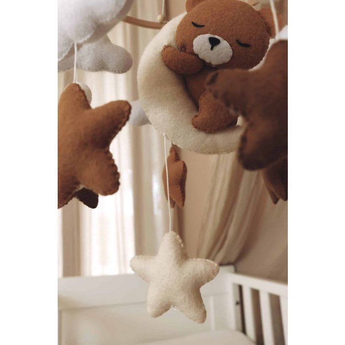 Little Loua Sleeping Teddy kehtomobile