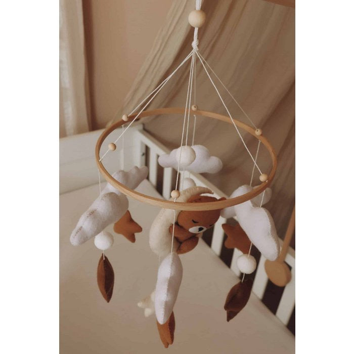 Little Loua Sleeping Teddy kehtomobile