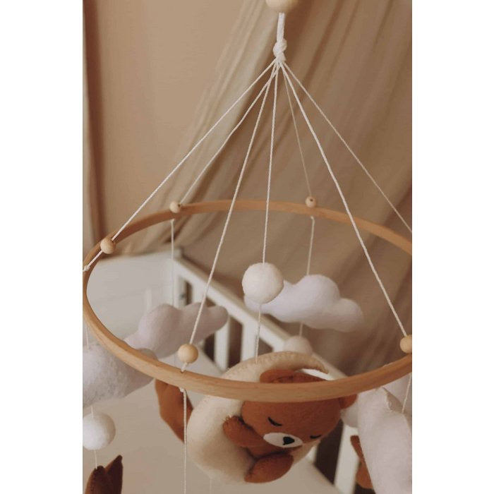 Little Loua Sleeping Teddy kehtomobile