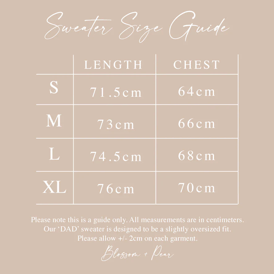 Dad Sweater -collegepaita