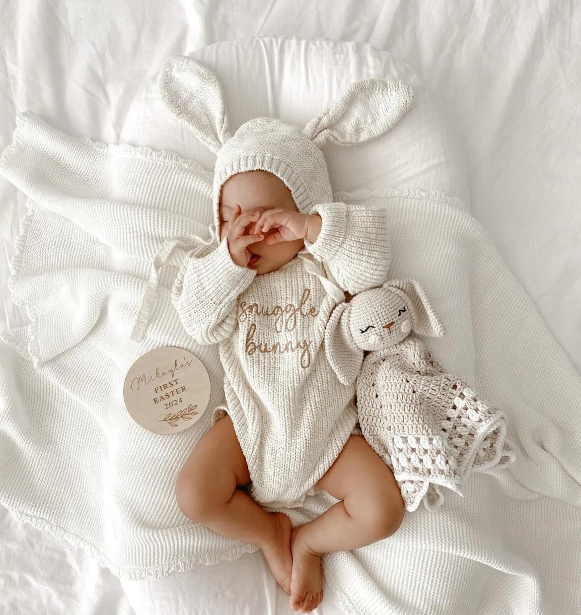 Flopsy Bunny Bonnet myssy pupukorvilla