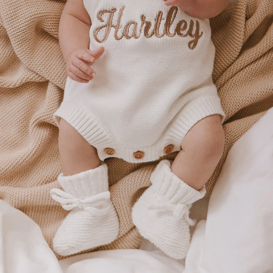 Mini Knit Booties vauvan neuletossut