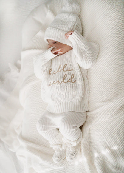 Mini Knit Booties vauvan neuletossut