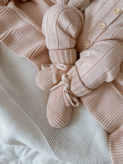 Mini Knit Booties vauvan neuletossut