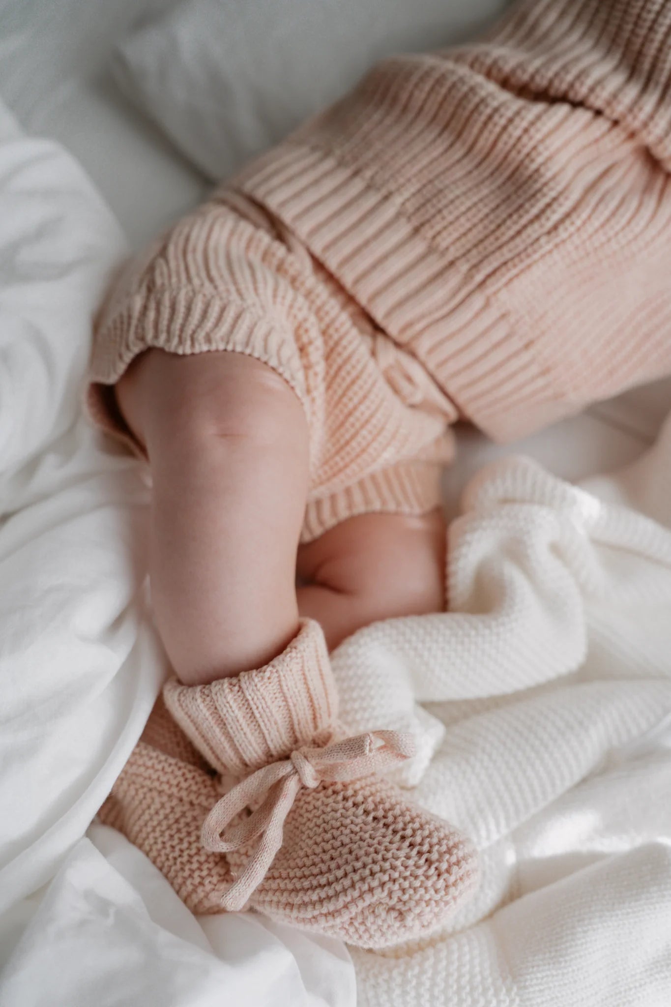 Mini Knit Booties vauvan neuletossut