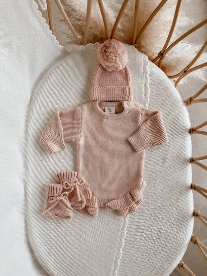 Mini Knit Booties vauvan neuletossut