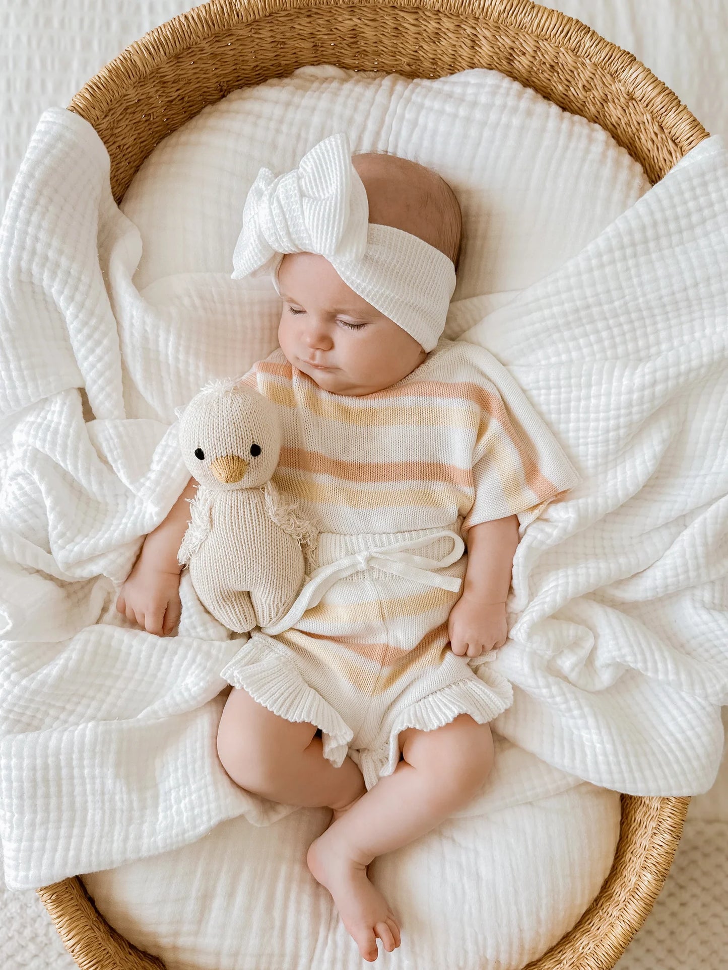 Baby Waffle Topknot rusettipanta