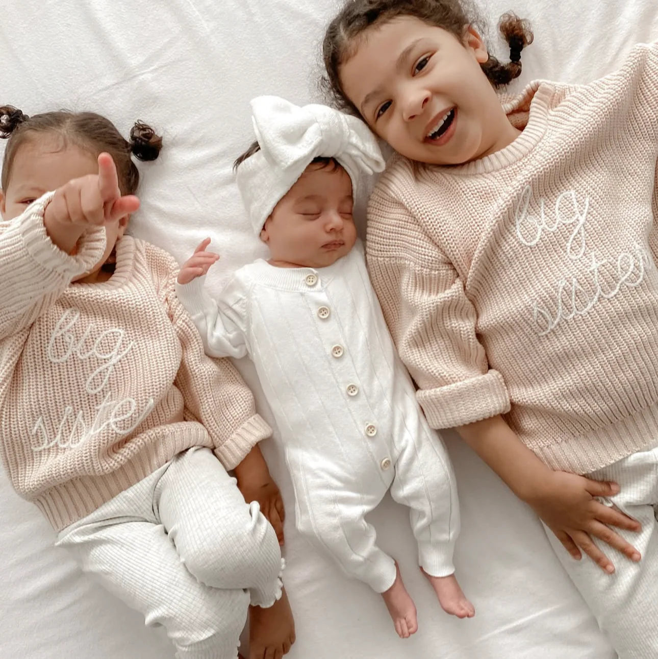 Blossom &amp; Pear "Big Sister" neulepusero, Pink Lemonade