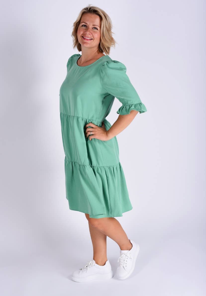 we samay - 100% TENCEL™ Hanging Dress Green -mekko, Mama