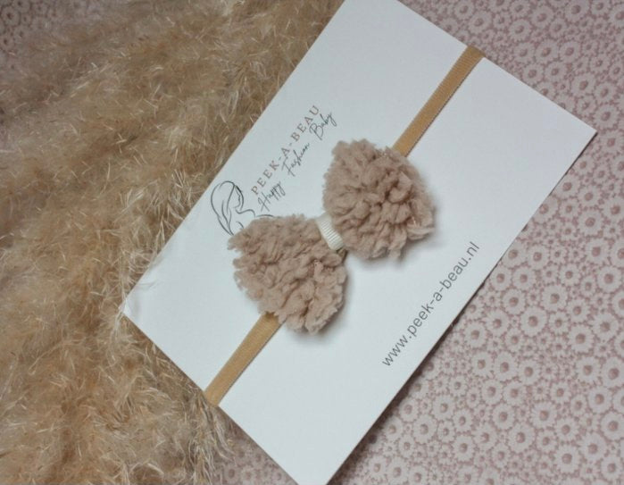 Peek-a-beau Furry Baby Headband