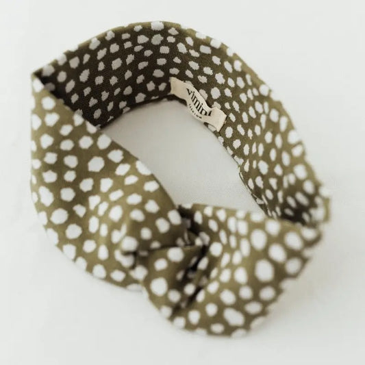 Vimini Fashion Jungle Dots Mini Me Twist headband, Mini