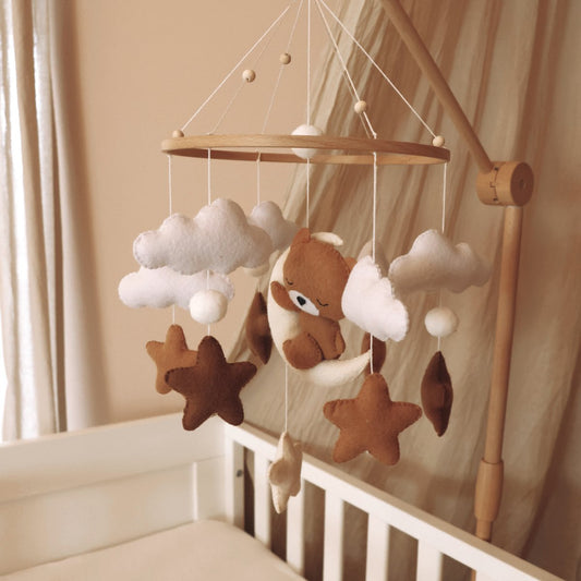 Little Loua Sleeping Teddy cradle mobile