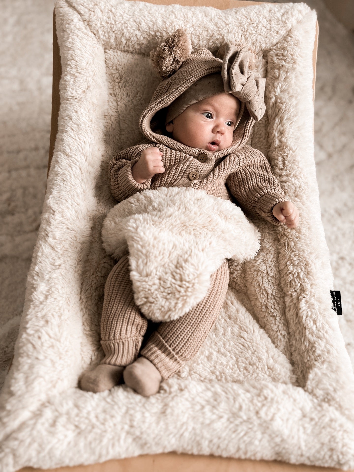 Liv & Loke VIOLA Poientelle headband, Cappucino