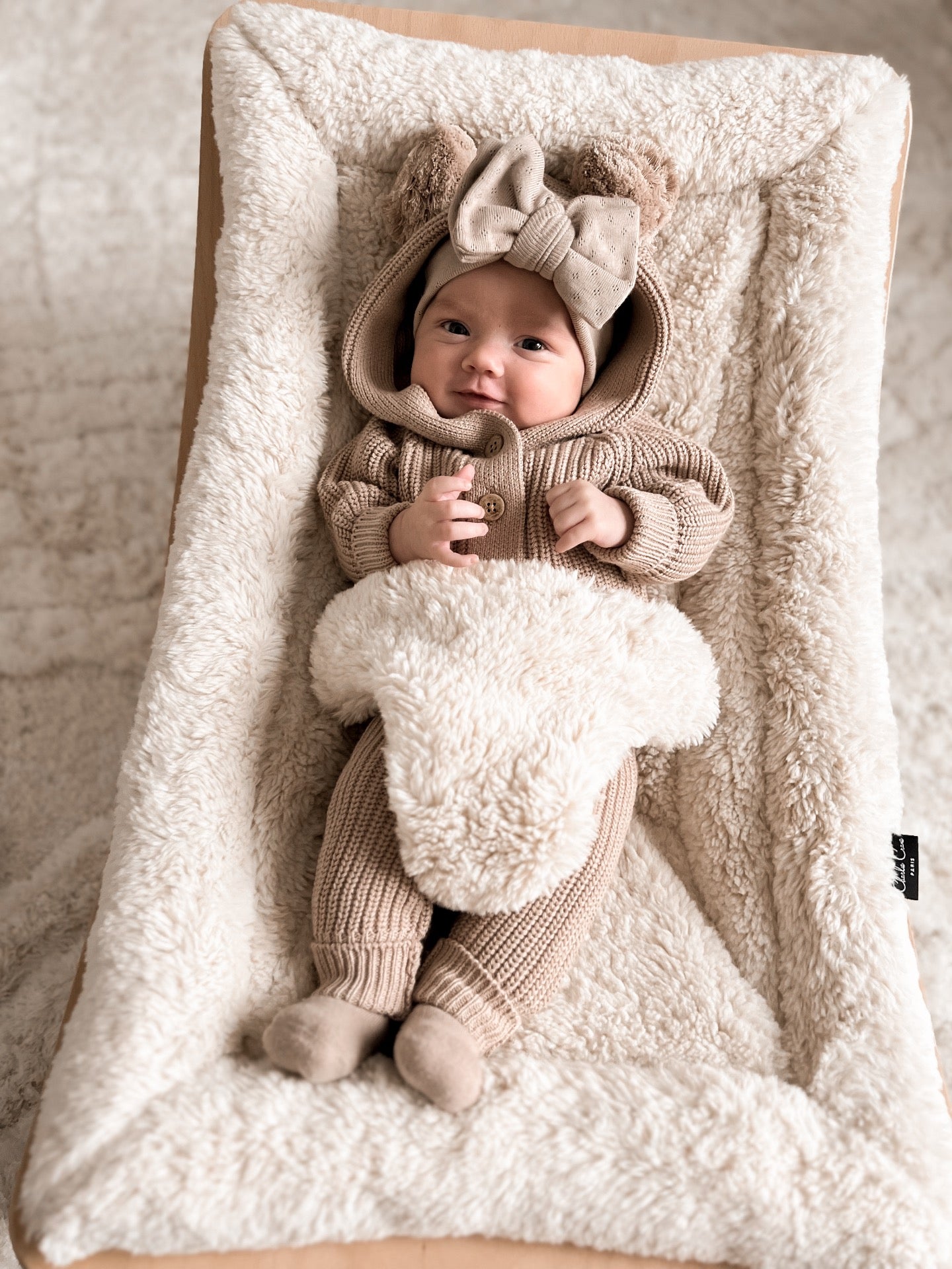 Liv & Loke VIOLA Poientelle headband, Cappucino