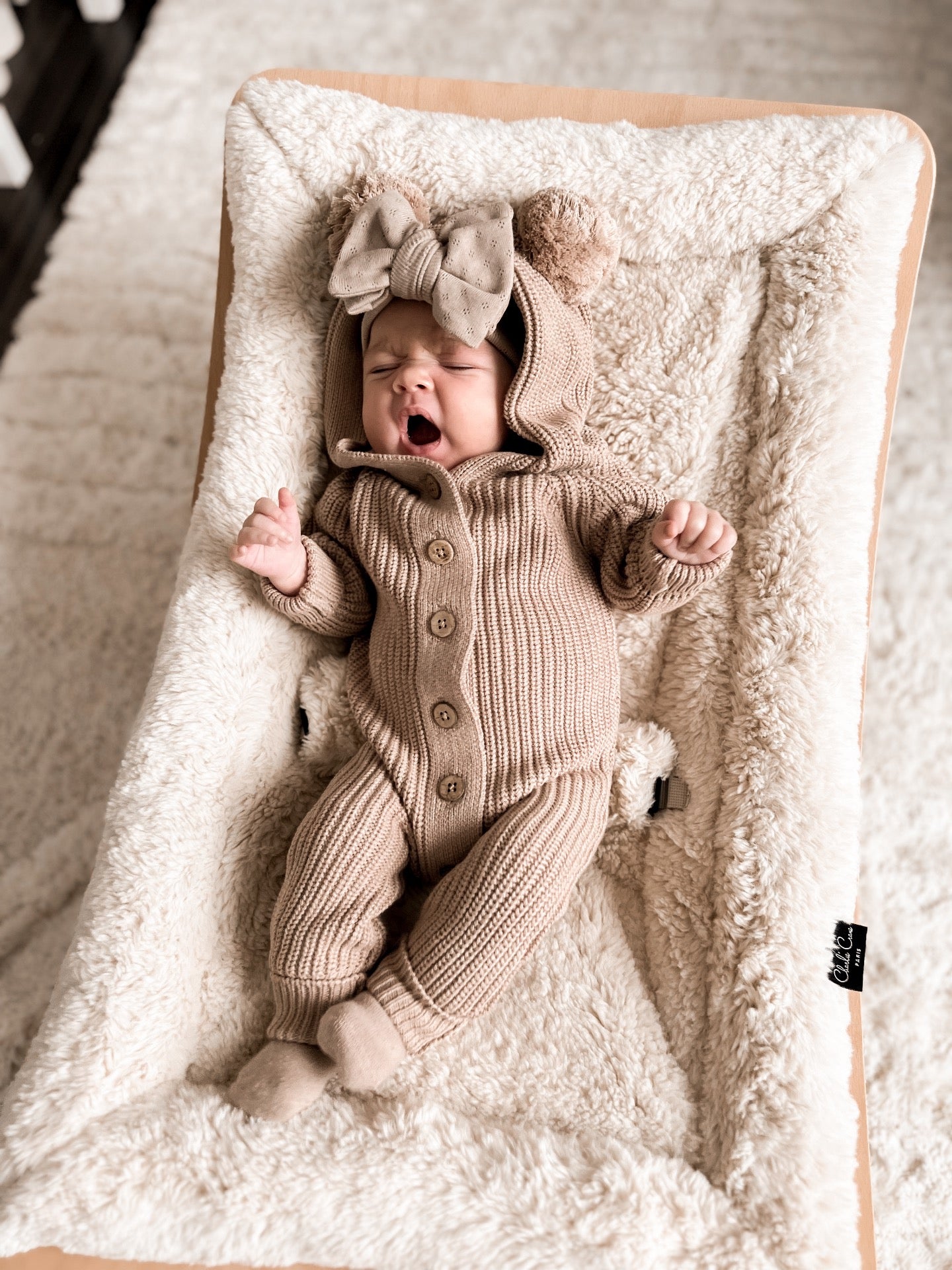 Liv & Loke VIOLA Poientelle headband, Cappucino